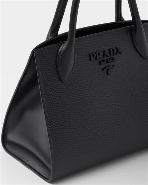 borsa prada monochrome|Prada Monochrome Small Saffiano Bag.